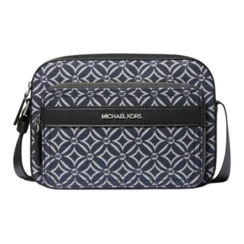 MICHAEL KORS MK Cooper Jacquard Сумка через плечо Мужская Джинсовый синий