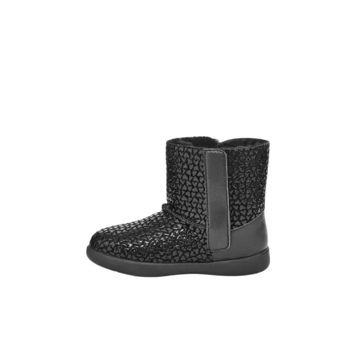 Малыш UGG Keelan Гель Hearts Low Cut Детские ботинки Черный