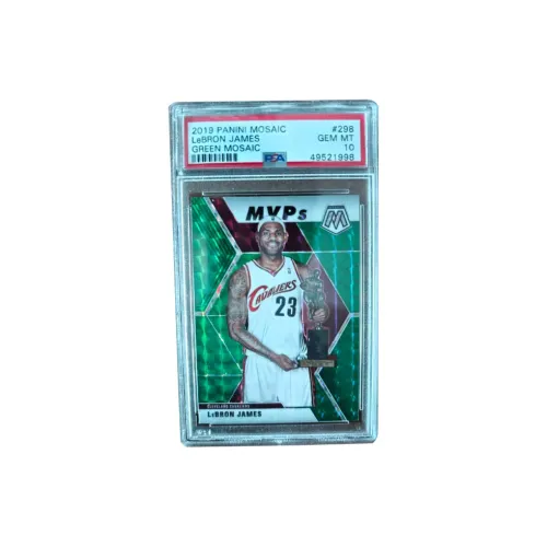 PANINI Мозаика MVP Трофей Зеленая Мозаика Fold Рыцарь PSA Джеймс Игрок Карта Сертифицированные карточки 1 шт