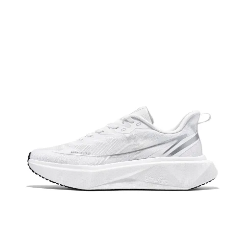 KAPPA Шорты Устойчивые к истиранию Низкий Топ Беговые кроссовки Унисекс Белый Серебряный