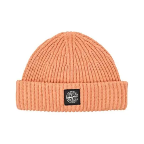 STONE ISLAND Шерые шапки Мужской Оранжевый