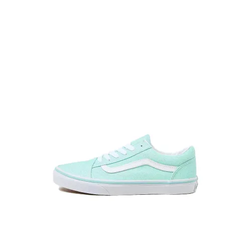 Vans Детские Скейтбординги Низкие Топы Зеленые Kids