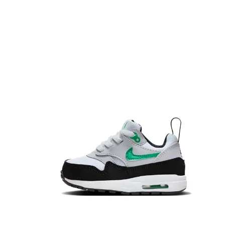 Nike Air Max 1 Low Топ Обувь для малышей Gray Infant And Toddler