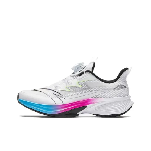 Antakids Slip-resistant Abrasion-resistant Low Top Детская беговая обувь Белый Черный