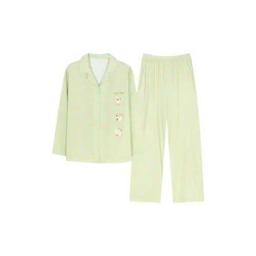 PBENO PD Пижамный комплект женский Cucumber зеленый
