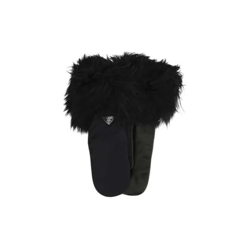 PRADA Нейлон, Кожа Наппа Перчатки Женские