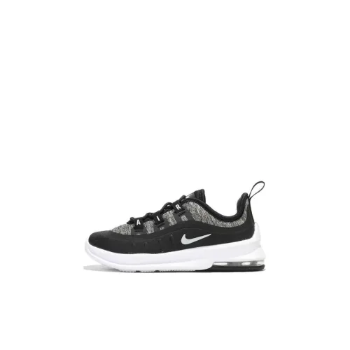 Nike Air Max Axis Аbrasion Resistant Дышащий Низкий Топ Детские Беговые Кроссовки Черный Белый Infant And Toddler