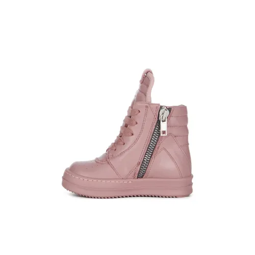 RICK OWENS совместный бренд RO Высокие топы Обувь для малышей Розовый Infant и Toddler