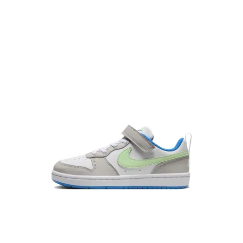 nike Court Borough GS Slip Resistant Abrasion Resistant Low Топ Детские Скейтбординги Белый серый зеленый Детский