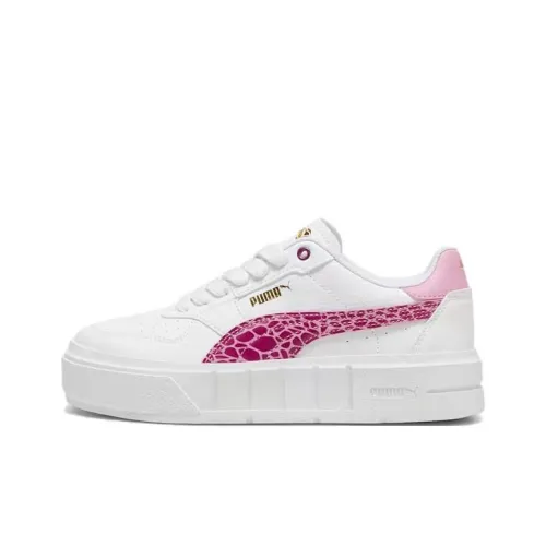 PUMA CALI COURT Низкий Топ Детские Скейтбординг Белый Подростки