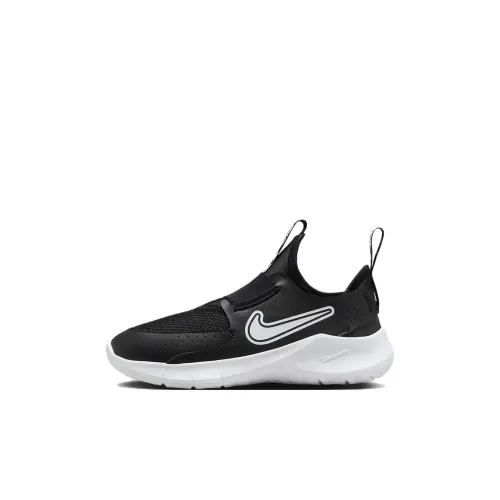 Nike Flex Runner 3 Детские беговые кроссовки Низкий топ Черный Для дошкольников