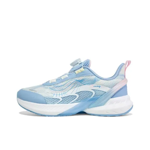 XTEP Slip-resistant Shock Absorbers с устойчивостью к истиранию Низкий топ Детские беговые кроссовки Синий Подростки