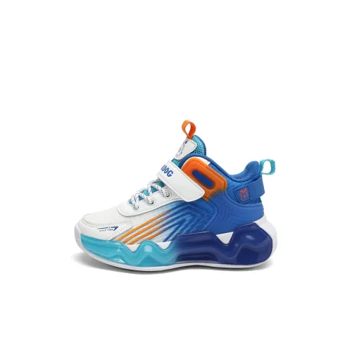 BOBDOG Slip-resistant Амортизация Устойчивость к износу Баланс MID Топ Детские Баскетбольные кроссовки Детские