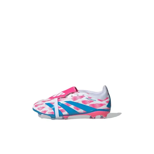 Adidas PREDATOR LEAGUE Противоскользящие устойчивые к истиранию низкие футбольные бутсы для детей голубые и розовые детские