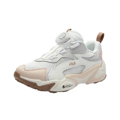 FILA KIDS Беговые кроссовки Low Top Ярко-белый Перламутрово-розовый Унисекс