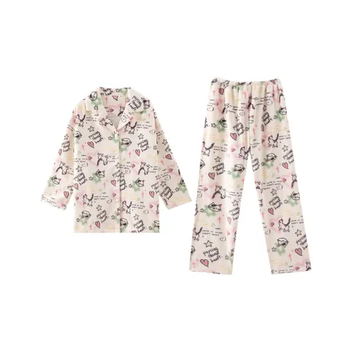 Dream Heart Пижамный комплект женский абрикосовый