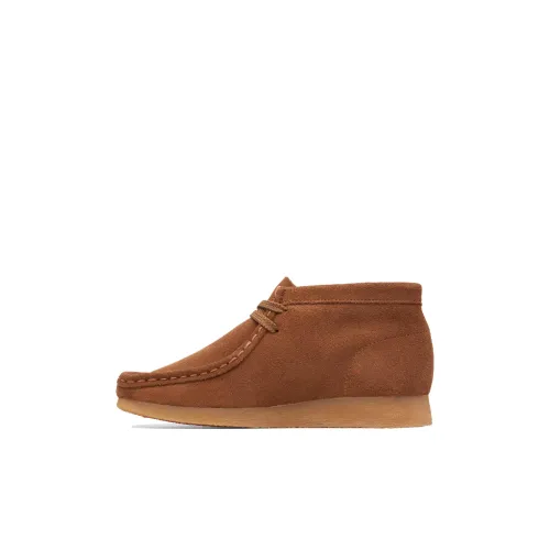Clarks Wallabee Low Cut Детские ботинки Коричневый Детский
