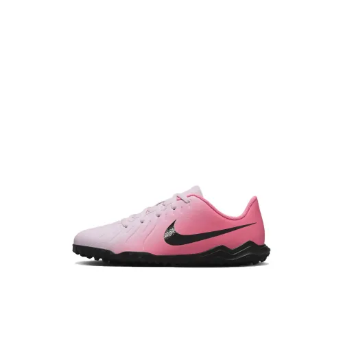 Nike Jr Legend 10 Устойчивые к истиранию Низкие Детские Футбольные Бутсы Розовые Черные Малыш