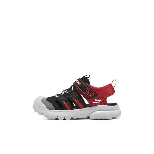 Skechers Children's Sandals Black Red Baby