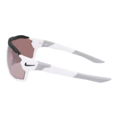 Nike Injection Molded Injection Molded Нерегулярная форма Солнцезащитные очки Унисекс Белый