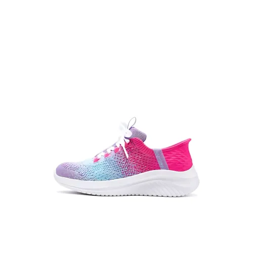 Skechers Kids Низкий Топ Детская Обувь для Повседневной Жизни Розовый Многоцветный Детский