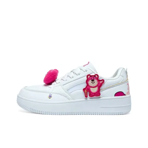 Disney Strawberry Bear Series противоскользящие устойчивые к истиранию дышащие низкие топы для детских скейтбордингов