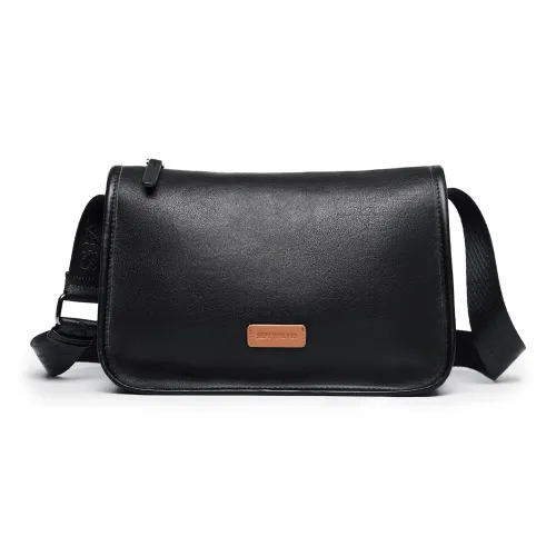 SEPTWOLVES ПУ (полиуретан) Cortex Курьерская сумка Сумка через плечо QPL Унисекс Черный