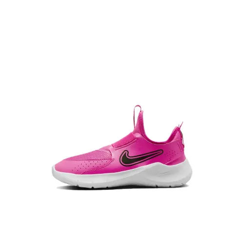 Nike Flex Runner 3 Амортизация Износостойкий Низкий Топ Детские Беговые Кроссовки Розовый Детские Возраст 3-7 Лет