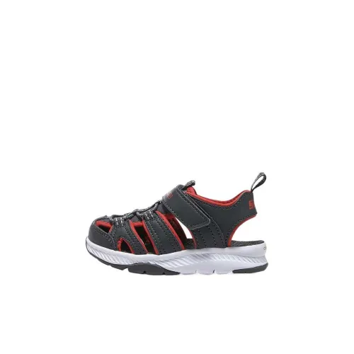 Infant And Toddler Skechers Дышащая Обувь для малышей Угольно-серый Красный