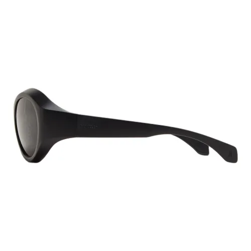 Moncler Литьевые Солнцезащитные очки из пластика круглые унисекс черные