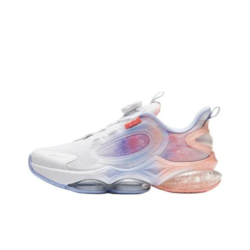 Antakids UFO 6,0 Противоскользящий Амортизация Устойчивый к износу Низкий Топ Детская Беговая Обувь Белый Синий Розовый