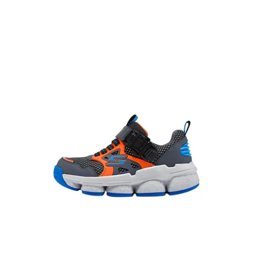 Skechers Kids Мальчики Противоскользящий Устойчивый к износу Низкий Топ КIDS Lifestyle Shoes Серый Детский