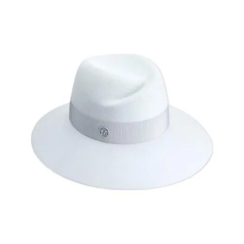 Maison Michel Шерстяной войлок Цилиндры Женские Светло-синий