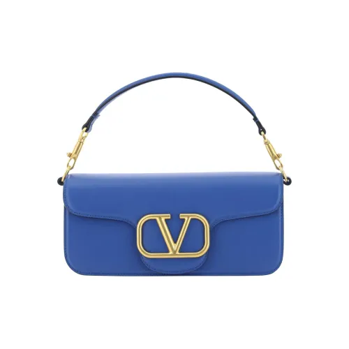 Valentino Locò Телячья кожа Сумка через плечо Сумка Женская Синий