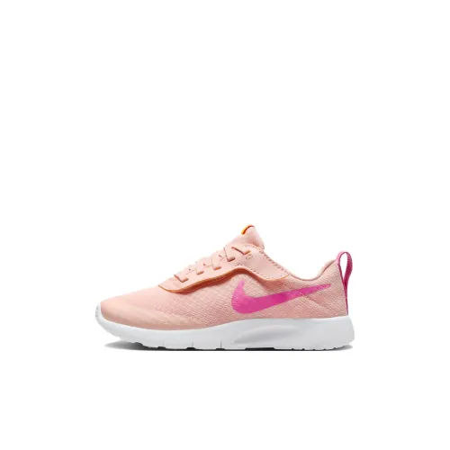 Nike Tanjun EasyOn противоскользящие и дышащие детские повседневные кроссовки оранжево-розового цвета для детей в возрасте 3-7 лет