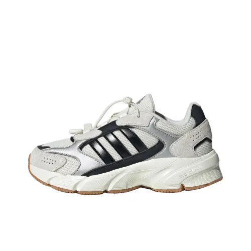 Adidas CRAZYCHAOS 2000 Устойчивый к истиранию Низкий Топ Детская Беговая Обувь Белый Черный