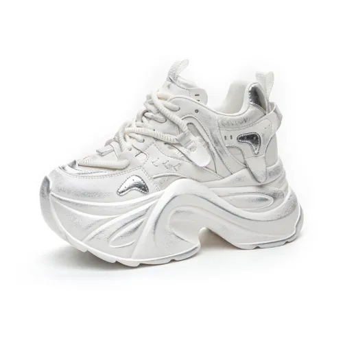 Стук для обуви Floral Language Низкий Топ Толстая подошва Женская