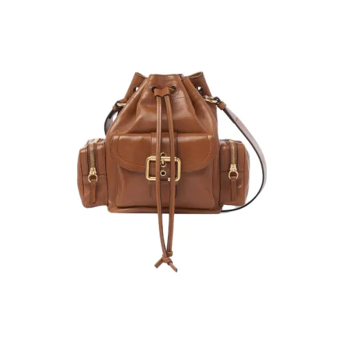 Chloe Коровья кожа Ведрообразные сумки Сумки через плечо Сумка через плечо Стандартная Женская Clay Brown