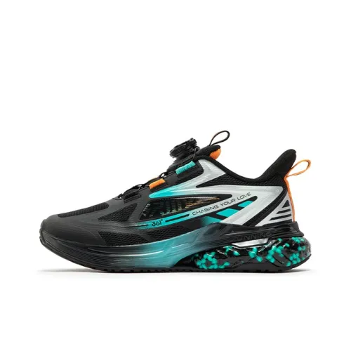 361°KIDS Противоскользящие Устойчивые к истиранию Устойчивые к отскоку Детские беговые кроссовки Черный Зеленый Серебряный