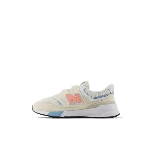 New Balance NB 997R Амортизация Износостойкий Низкий Топ Детские Беговые Кроссовки Экрю Дошкольные