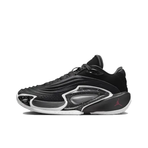 Джордан Luka 3 Slip-resistant Амортизация Устойчивость к истиранию Низкий топ Детские баскетбольные кроссовки Черный