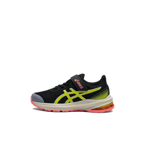 Asics GT 1000 11 Детские беговые кроссовки Низкий топ Черный Желтый Kids
