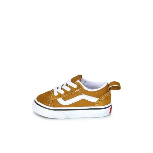 Детские кроссовки Vans Old Skool Low Top для скейтбординга коричневый белый