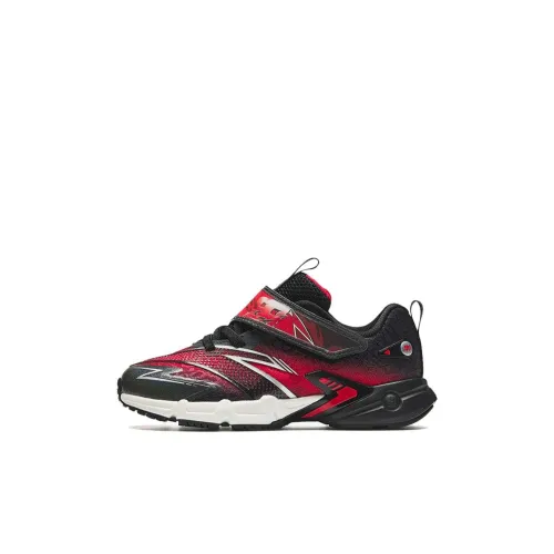 Antakids Flying Knight Slip-resistant Low Top Детские беговые кроссовки Черный Красный Серебряный Children Возраст 3-7 лет