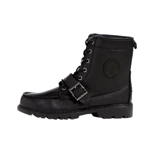 Polo Ralph Lauren RANGER Hi II Детские ботинки Черные Подростки