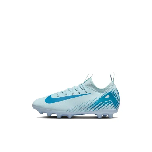 Nike Mercurial Vapor 16 Противоскользящие Устойчивые к истиранию Низкие Топ Детские футбольные бутсы Синий Kids