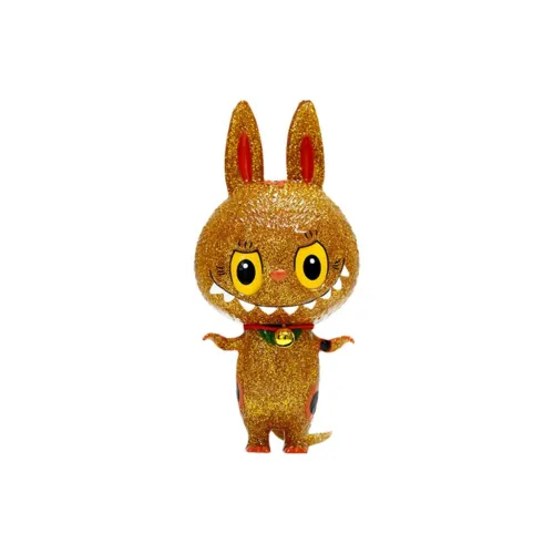 POP MART Мини History Флок Maneki Neko Goldstar Прозрачный Слепой Бокс на Карточке 10 см