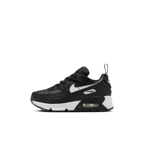 Nike Air Max 90 Low Топ Kids Lifestyle Shoes Черный белый Дети Возраст 3-7 лет