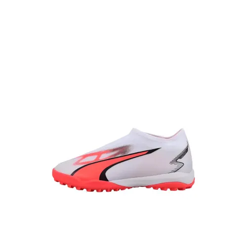 PUMA Ultra Match Детская футбольная обувь Низкий топ Белый Красный Черный Kids
