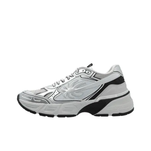 PALM ANGELS Низкий топ Повседневная обувь Мужская Серебряный